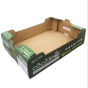 Boîte en carton ondulé rigide à 5 couches pour l'exportation de noix de coco, impression offset, taille 48*34*10, emballage en matériaux recyclés - Product Image 1