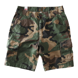 กางเกงขาสั้นคาร์โก้ลำลองสำหรับผู้ชายใส่เล่นกีฬาช่วงฤดูร้อน ผ้าฝ้าย 100% ระบายอากาศได้ดี แห้งเร็ว เป็นมิตรกับสิ่งแวดล้อม สำหรับวัยรุ่น ปรับแต่งได้ - Product Image 1