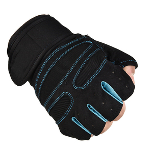 Guantes de Entrenamiento de Medio Dedo de Primera Calidad al por Mayor, con Protección de Palma de Cuero PU Antideslizante para Ciclismo y Gimnasio, Unisex 2026 - Product Image 4