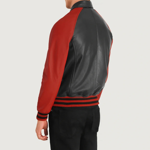 Stylish Varsity Winter <b>Jacket</b> For <b>Men</b> With Classic Design Soft Lining And Comfortable Fit Perfect For Casual Wear - Product Image 2