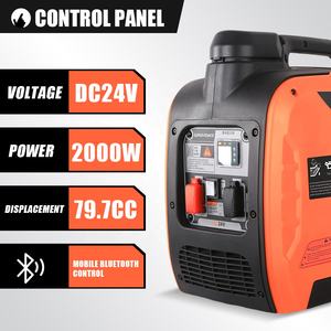 Generador Inverter Portátil de Gasolina de 1.8KW 2KW 24V DC con Arranque Automático, Silencioso, Súper Silencioso, Ecológico, para Uso Doméstico y Camping - Product Image 3