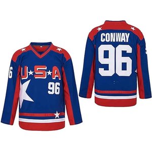 Maillot de hockey d'équipe personnalisé, impression par sublimation, coton/fibre de bambou, respirant, séchage rapide, uniforme de hockey sur glace, anti-UV, broderie 3D - Product Image 1