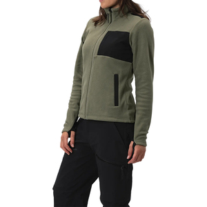 Veste décontractée réversible en polaire brodée pour femme, idéale pour l'hiver en extérieur, éco-responsable, 300 GSM, pour le ski et le snowboard en montagne - Product Image 3