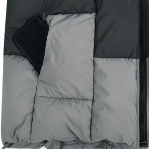 OEM Custom <b>Men</b> Winter Streetwear Puffer Jacket Stand Collar Cotton Windproof Warm Down Coat - Product Image 4