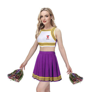 Tenue d'équipe de qualité supérieure pour sportifs, texture douce, flexibilité maximale, uniforme de cheerleading - Product Image 4
