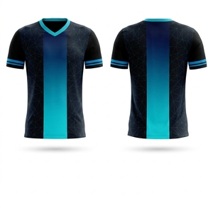 Maillot de sport pour hommes en polyester respirant à séchage rapide, imprimé par transfert thermique multicolore, taille plus, pour joueurs d'e-sport MS-0826-279 - Product Image 6
