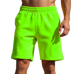 Wholesale Custom Logo Plain Men’s Athletic Shorts Breathable Cotton Fleece Gym Wear <b>Blank</b> Summer Casual Sweat Shorts - Product Image 6
