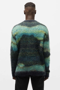 Pull en laine épaisse pour homme, personnalisé ODM, tricoté à la dentelle, doux, en laine mérinos, décontracté, classique, tendance - Product Image 2