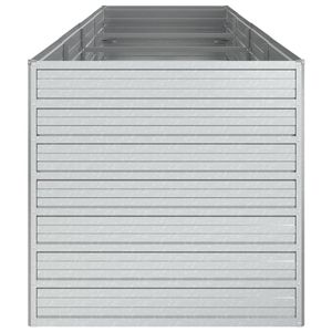 Lit surélevé de jardin en acier galvanisé 126 "x 31.5" x 30.3 "Argent-Ensemble pour un jardin luxuriant - Product Image 5
