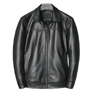 2025 Nueva chaqueta de piel de vaca para hombre, chaquetas informales de cuero genuino para hombre, abrigo de cuero Natural Real, ropa de primavera y otoño - Product Image 2