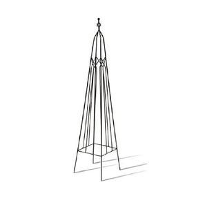 Obélisque de jardin en fer léger pour plantes grimpantes - Support réglable et connectable pour plantes - Product Image 1