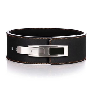 Ceinture de musculation en cuir de vachette 10 mm, ceinture de levage de poids, support dorsal, protection pour entraînement fitness, ceinture de sport - Product Image 1