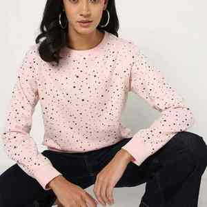 Custom oversized women's sweatshirt fleece <b>drop</b> shoulder pullover streetwear windproof gym casual wear - Product Image 2