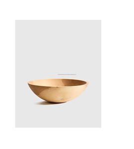 Bol contemporain en bois massif pour servir salades, pâtes, fruits – Accessoire de table écologique - Product Image 2