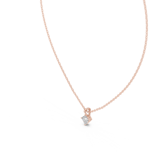 Véritable chaîne en argent 925 bijoux cadeau pour mariage fête d'anniversaire Saint-Valentin carré coupe Moissanite pendentif collier pour femme - Product Image 2