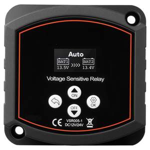 Kit de Aislador de Batería Dual de 12V y 300 Amp, Relé Sensible al Voltaje Manual/Automático VSR, Voltímetro con Pantalla LCD, Batería Inteligente para UTV y ATV - Product Image 1