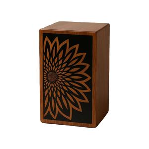 Urna de cremación de madera hecha a mano, Mandala de girasol, caja conmemorativa personalizada, recuerdo conmemorativo, urnas de cremación para cenizas humanas - Product Image 1