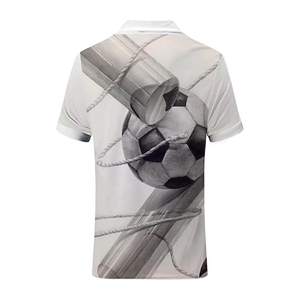 Conception personnalisée sublimée 100% coton pour chemise coupe classique séchage rapide logo avant manches courtes haute qualité - Product Image 2