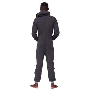 Soft <b>Man</b> <b>Onesie</b> Flannel Hooded Pajama Jumpsuit Winter Sleepwear Lounge <b>Man</b> <b>Onesie</b> Warm Full Body Adult Casual Homewear Wholesale - Product Image 2