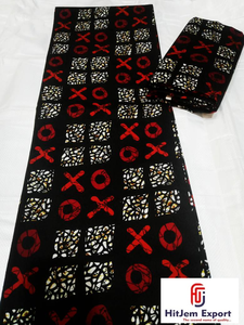 Tela de Algodón Ankara con Estampado Africano de Primera Calidad para Confección de Vestidos, Sastrería y Manualidades en Camerún - Product Image 2