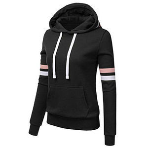 Sudadera con capucha de forro polar sostenible para mujer, estilo deportivo, gruesa para mayor comodidad y calidez - Product Image 5