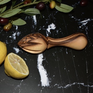 Wooden Manual Lemon Reamer Juicer Dishwasher Safe <b>Kitchen</b> <b>Accessory</b> - Product Image 3