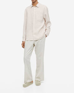 เสื้อเชิ้ตผู้ชายแขนยาวสีพื้นสไตล์ลำลองสำหรับฤดูใบไม้ผลิปี 2026 WL รุ่นใหม่ เสื้อเชิ้ตทำงานลำลองขายส่ง เสื้อเชิ้ตทางการสำหรับธุรกิจ เสื้อเชิ้ตผู้ชาย - Product Image 1