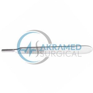 Manche de scalpel chirurgical en acier inoxydable de qualité supérieure, logo personnalisé, manches de couteaux médicaux pour instruments de chirurgie dentaire et buccale, classe I - Product Image 4