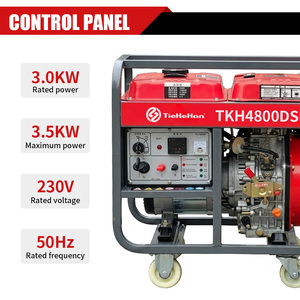 Generador Diésel Convencional TieKeHan TKH4800DSE de 3kw 3.5KW con Arranque Eléctrico y Arranque por Polea - Product Image 3