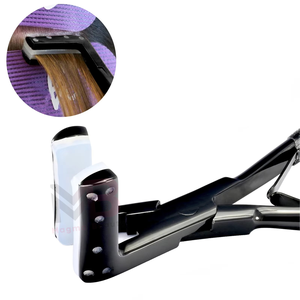 <b>Tape</b>-In Hair Extension Pliers Sealing Tool for Hair Stylists | Flat Surface Sealing Clamp Plier for <b>Tape</b> Extensions - Product Image 4