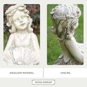Estatua de Niña de Óxido de Magnesio de 19.29' de Altura, Escultura Artística - Product Image 6