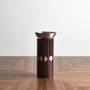 Quemador de Incienso de Lujo con Diseño de Fase Lunar en Madera y Metal, con Cilindro Decorativo Celestial, Ideal para Regalo de Ramadán y Eid - Product Image 4