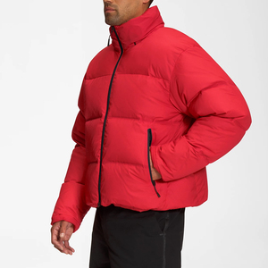 <b>men</b> hooded puffer <b>jacket</b> quilted winter coat padded insulated coat warm design <b>mens</b> winter puffer <b>jacket</b> - Product Image 3