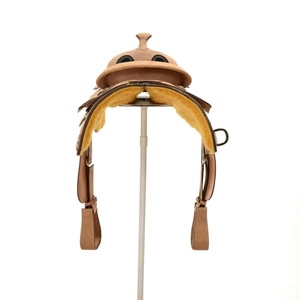 Tan Leather Western Saddles Sheepskin Lined Riding Saddle Set for Horseback Riding Trail Saddle Customizable <b>Equestrian</b> - Product Image 5
