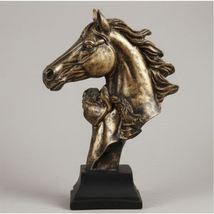 Busto de Caballo Rey Estallión, Pieza Decorativa - Product Image 2