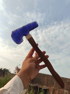 Wholesale Amethyst Purple Glass <b>Crystal</b> Axe <b>Wand</b> Fantasy Gift Collectible for Retailers and Gift Shops - Product Image 5
