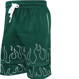 Pantalones Cortos Retro Personalizados al por Mayor para Hombre, de Poliéster Estampado Vintage, con Cierre de Cordón en la Cintura Media - Product Image 3