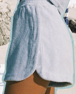 Pantalones Cortos Deportivos de Algodón para Mujer, con Logotipo Personalizado, de Alta Calidad, Felpa Gruesa, Precio al por Mayor - Product Image 2