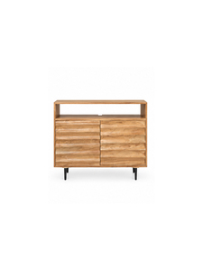 Mueble Minimalista de Alta Calidad, Gabinete de Almacenamiento de Madera con Cajones y Estante Abierto para Oficina en Casa o Dormitorio - Product Image 1
