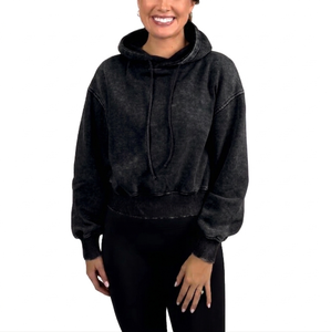 Sudadera con Capucha Lisa Personalizada para Mujer, de Alta Calidad, Transpirable, Forrada de Felpa para Invierno, 100% Algodón, Corte Regular - Product Image 4