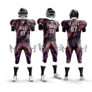 Maillot de football américain personnalisé – T-shirt de sport respirant imprimé par sublimation pour l'entraînement et la compétition - Product Image 1