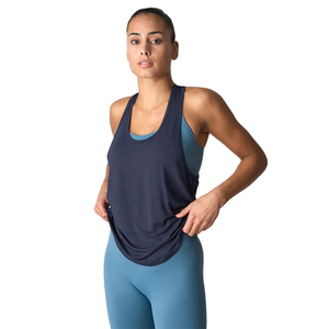 Nouveau style débardeur de sport décontracté pour femme, coupe ample, léger et respirant, idéal pour la gym, le yoga et le fitness - Product Image 5
