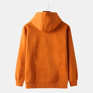 Graphic <b>Hoodie</b> Orange <b>Bear</b> Forest Print Heavyweight Fleece Pullover Unisex Sweatshirt Custom - Product Image 2