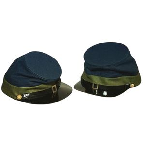 Réplique d'un Képi Union Green, spécifiquement basé sur les casquettes portées par les tireurs de précision de Berdan pendant la guerre américaine. - Product Image 5