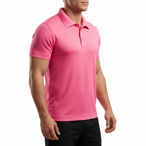 Camiseta Polo de Poliéster y Elastano con Logotipo Personalizado Bordado, Uniforme Empresarial, Camiseta Polo de Secado Rápido para Deportes y Golf, para Hombre y Mujer - Product Image 1