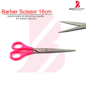 Ciseaux de coiffure légers avec manche en plastique rose, ciseaux de barbier en acier inoxydable, outils de coiffure professionnels tranchants - Product Image 4