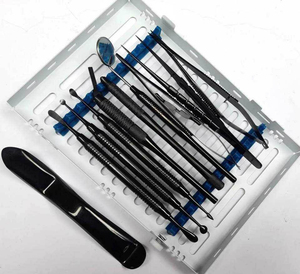 Kit dentaire conservateur 20 pièces, ensemble d'instruments dentaires manuels en acier inoxydable léger, certifié CE par ROBOZ TECH - Product Image 2