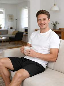 Pantalones Cortos de Lona Urban Comfort para Hombre, 100% Algodón, Transpirables, de Secado Rápido, Resistentes al Viento, Casuales, para Playa, Deportes, Correr, Uso Diario - Product Image 6