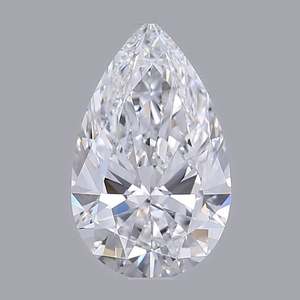 Excellents diamants synthétiques cultivés en laboratoire, taille poire, certifiés GIA, taille brillant poire, 1,00 carat, clarté VS1, couleur D, CVD, diamants en vrac - Product Image 2