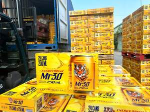 ODM MR30 Personnalisable Marque privée Canettes de boisson gazeuse Carbonate d'énergie taurine Additifs de sucre Vietnam Boîte primaire Boissons énergisantes - Product Image 4